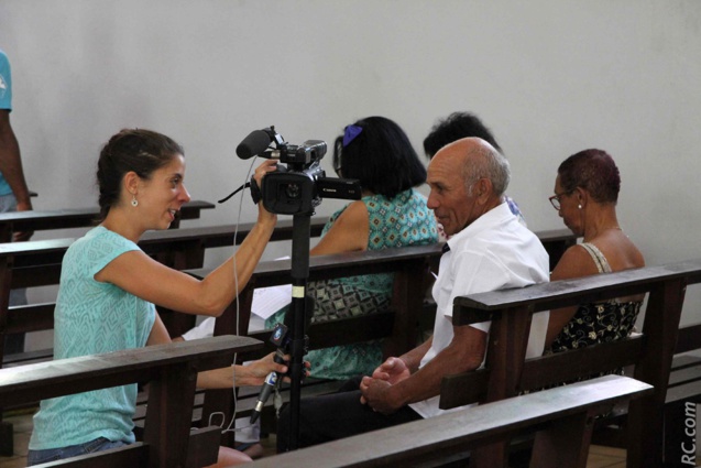 La télévision s'est déplacée à cette occasion La télévision s'est déplacée à cette occasion