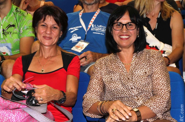 Alexandra Clain et Claudette Grondin, conseillère départementale