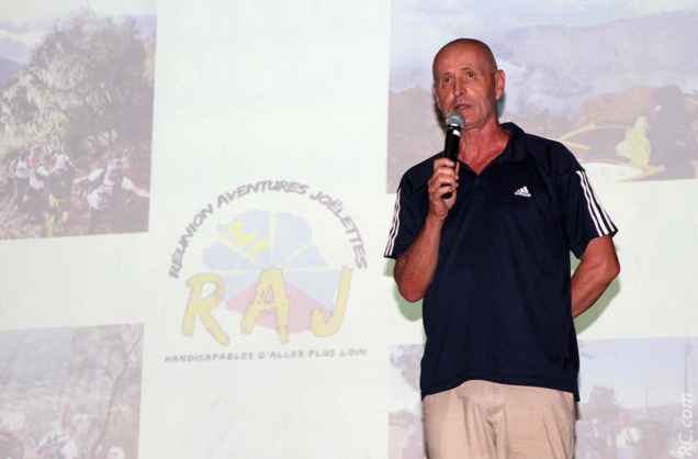 Patrick Lefèvre, président de RAJ qui sera sur les sentiers avec ses joëlettes Patrick Lefèvre, président de RAJ qui sera sur les sentiers avec ses joëlettes