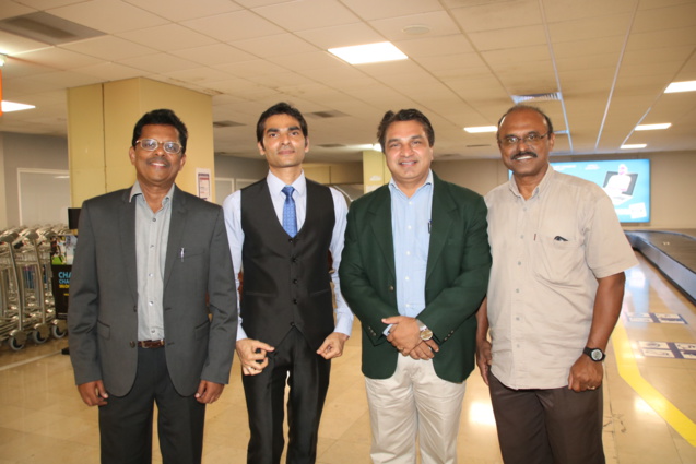 Bapu Paul a été accueilli par les collaborateurs du Consulat Général de l'Inde à La Réunion...