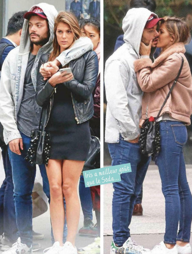 La photo ne laisse aucun doute sur la relation entre Iris et Kev: l'amour!