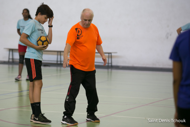 ... lors du stage de Tchoukball à Saint-Leu