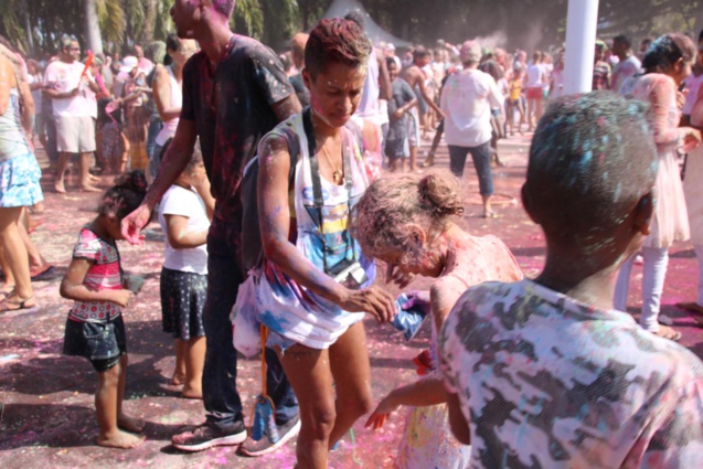 La Fête du Holi à Saint-André