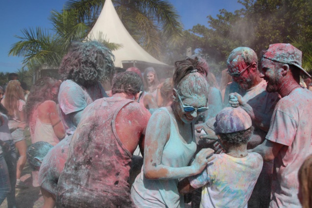 La Fête du Holi à Saint-André