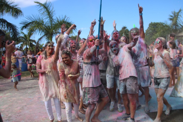 La Fête du Holi à Saint-André