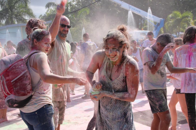 La Fête du Holi à Saint-André