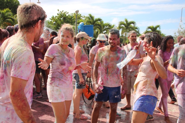 La Fête du Holi à Saint-André