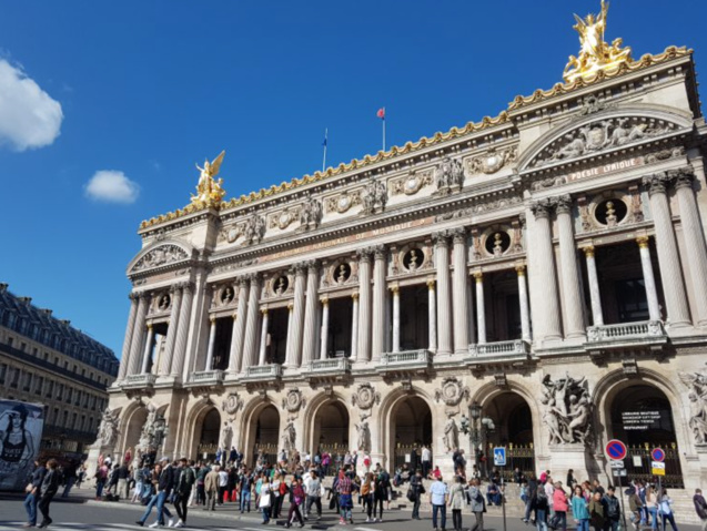 C'est à l'Opéra National de Paris qu'a eu lieu le défilé