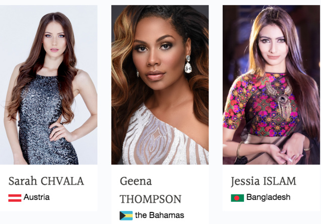 Les candidates Miss Monde 2017: Aurore Kichenin va-t-elle gagner?