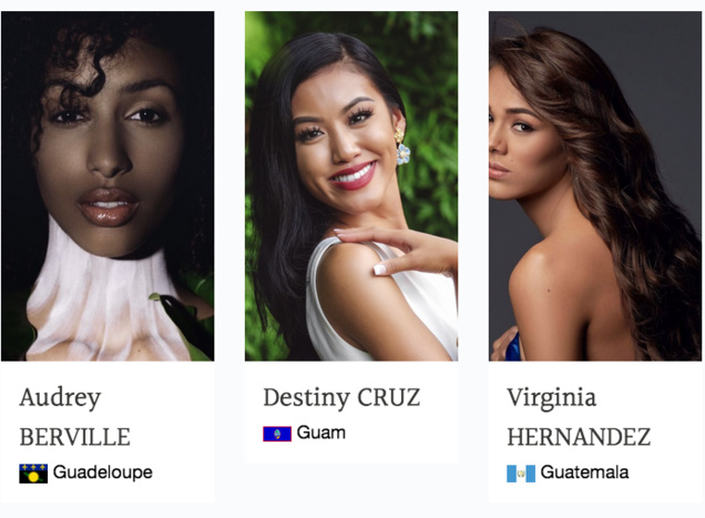 Les candidates Miss Monde 2017: Aurore Kichenin va-t-elle gagner?