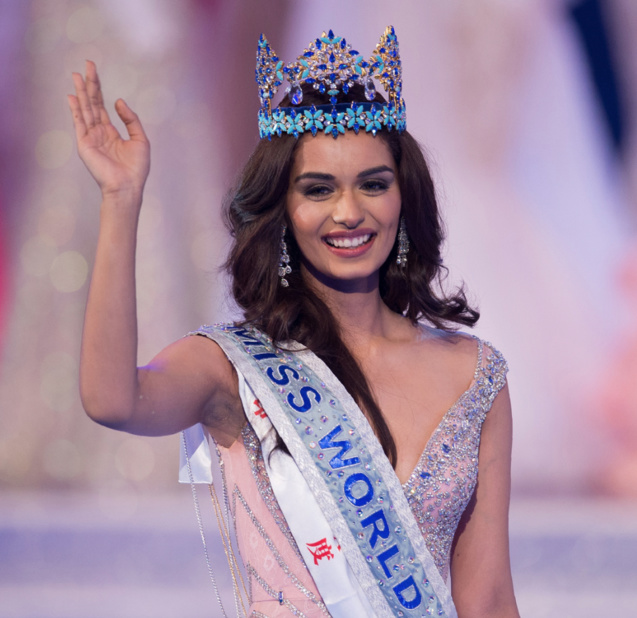 L'Indienne Manushi Chhillar a été couronnée Miss Monde 2017 (photo Nicolas Afouri/AFP)