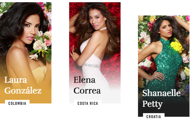 Miss Univers 2017: découvrez toutes les candidates