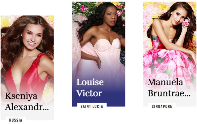 Miss Univers 2017: découvrez toutes les candidates Miss Univers 2017: découvrez toutes les candidates