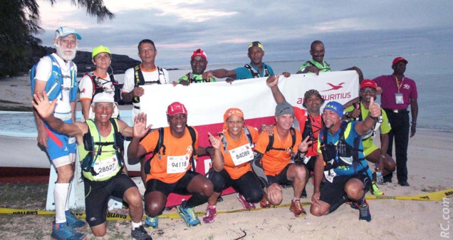 Une partie de la délégation Réunionnaise qui a participé au Marathon de l'Eden