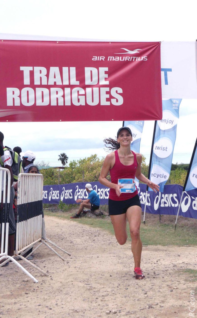 Céline Lartigue 2ème des 7 km de la Tortue