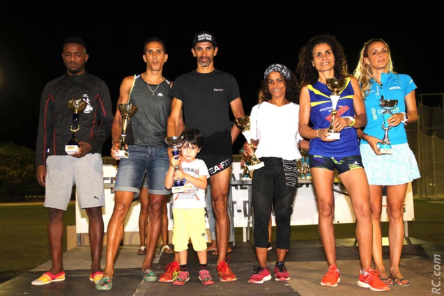 Les podiums hommes et femmes, avec Fabrice Mitridathe et Djelti Nouria aux premières loges Les podiums hommes et femmes, avec Fabrice Mitridathe et Djelti Nouria aux premières loges