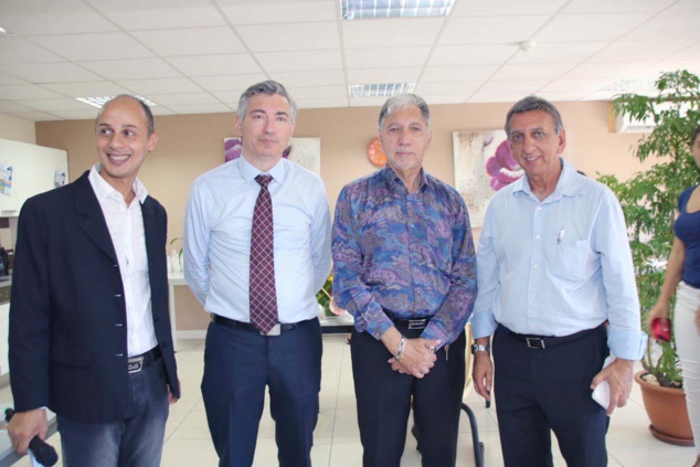 Pascal Falcucci, Johhny Dijoux, Philppe Nativel et Aziz Patel pour Exclusif.re