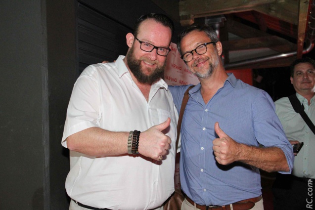 Le Boss Christopher Jones et Eric Evrard de Artmédia