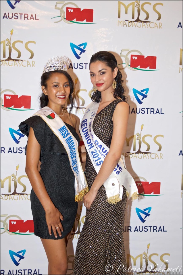 Miss Madagascar 2018 et Miss Réunion 2015