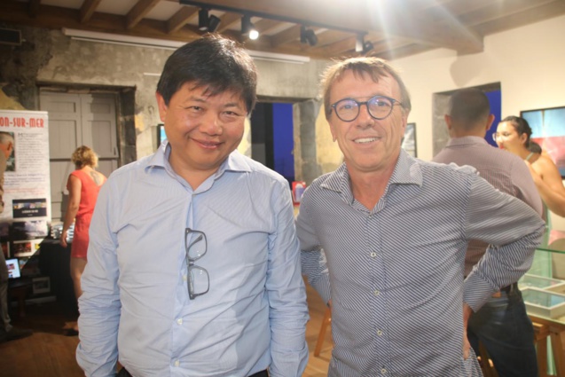 Pascal Thiaw Kine et Mr Beylot Pascal Thiaw Kine et Mr Beylot