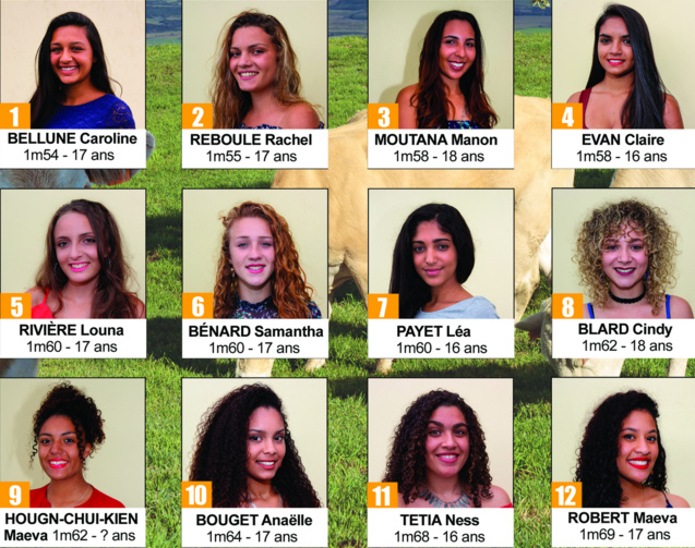 Miss Plaine des Cafres 2018: les 12 candidates