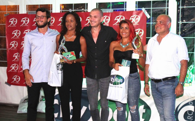 Guy Dreulle, Bertrand Vienne, Arielle Rouget et Gaëlle Sinacouty ( Seniors) et Christophe Babin
