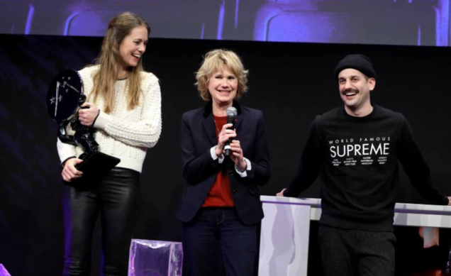Eloise Lang, Miou Miou et Gunther Love pour Larguées à l'Alpe d'Huez Eloise Lang, Miou Miou et Gunther Love pour Larguées à l'Alpe d'Huez
