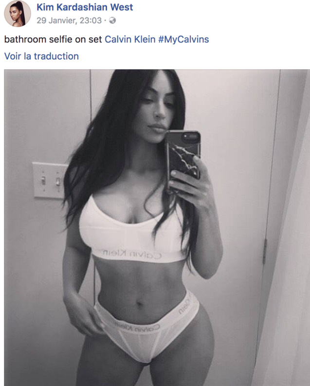 Pour Calvin Klein...