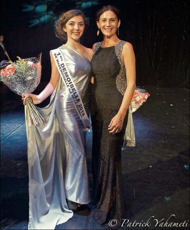 Léia Bonin et sa maman