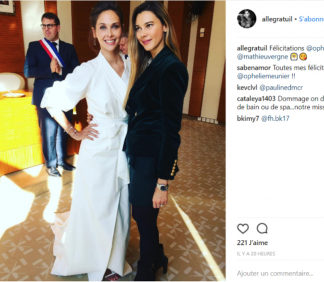 Son amie Allegra a aussi publié des clichés Son amie Allegra a aussi publié des clichés