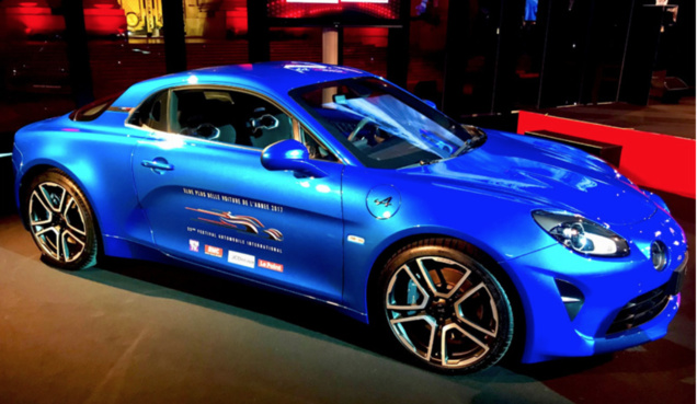 Elle vient d'être élue "Plus belle voiture de l'année 2017". C'est vrai qu'elle est belle...