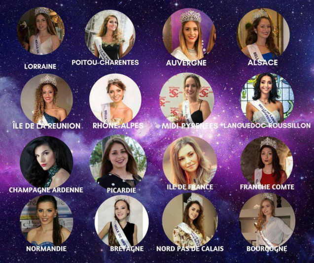 Les 16 candidates Belle de France 2018