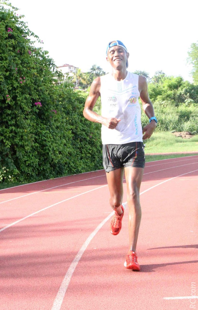 Jean-Patrice Payet, victorieux sur les 15km du Trail de la Savane