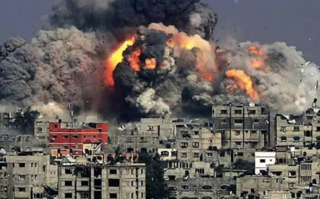 A la Ghouta, c'est délugue de bombes et de feu quotidien!