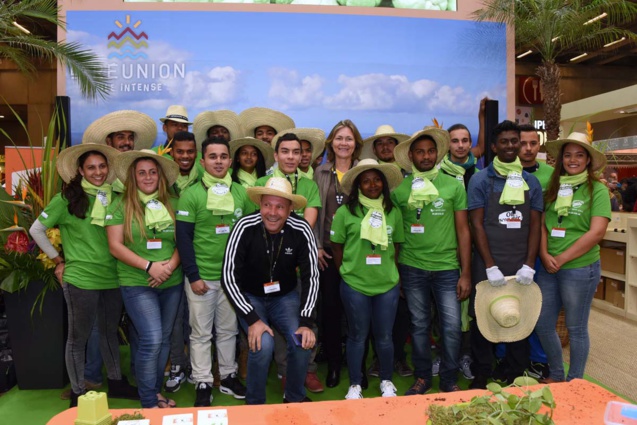 Ils sont aussi des animateurs sur la vingtaine de stand du Pavillon de l’Ile de La Réunion : les élèves du lycée agricole La Giraudais de Saint-Paul