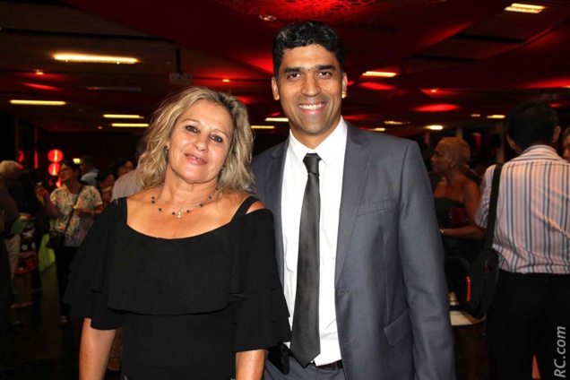 Marlène Chane See Chu et Frédéric Miranville, président de l'Université de la Réunion