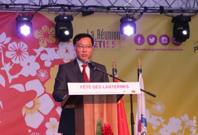 Chen Zihong, Consul Général de Chine à la Réunion.