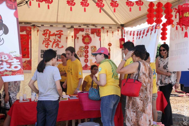 L'Institut Confucius, qui s’est distingué à l’issue d’un concours international, était bien présent