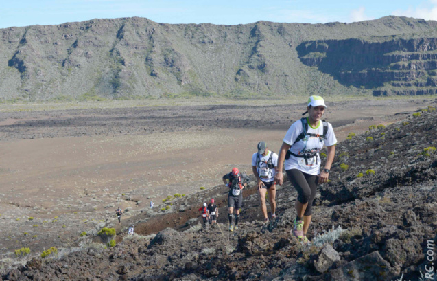 On n’est pas loin de l’arrivée, au niveau de la mythique Plaine des Sables