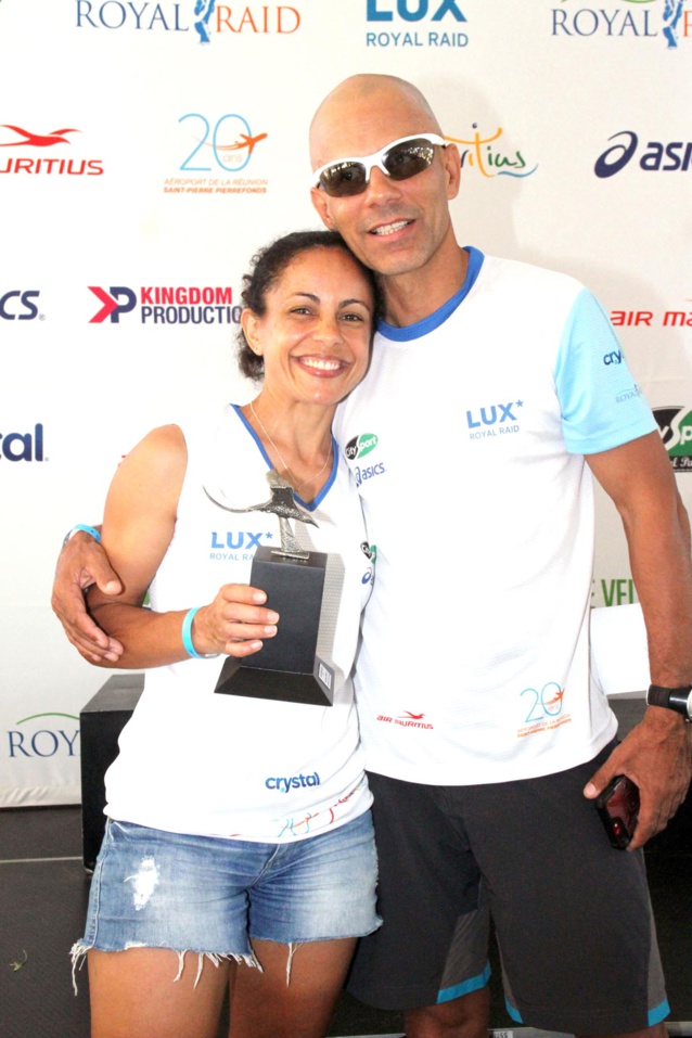 Sophie Blard 1ère sur les 70 Km, et son époux Olivier:l'Amour fait courir...