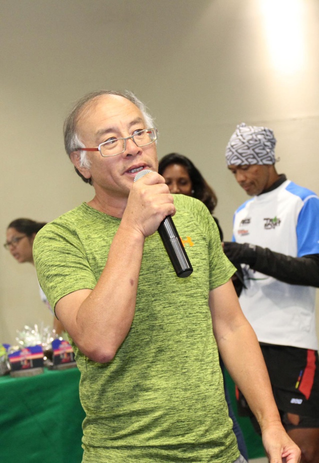 Michel Chong Fa Shen représentant l’association Rando Passion Michel Chong Fa Shen représentant l’association Rando Passion