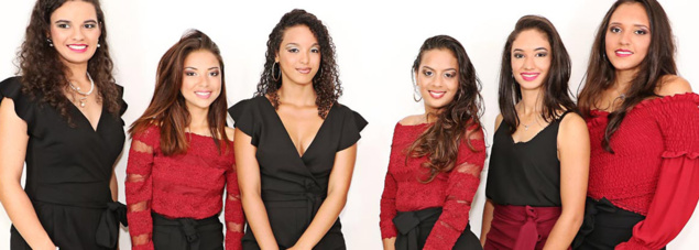 Les 7 candidates Miss Salazie 2018