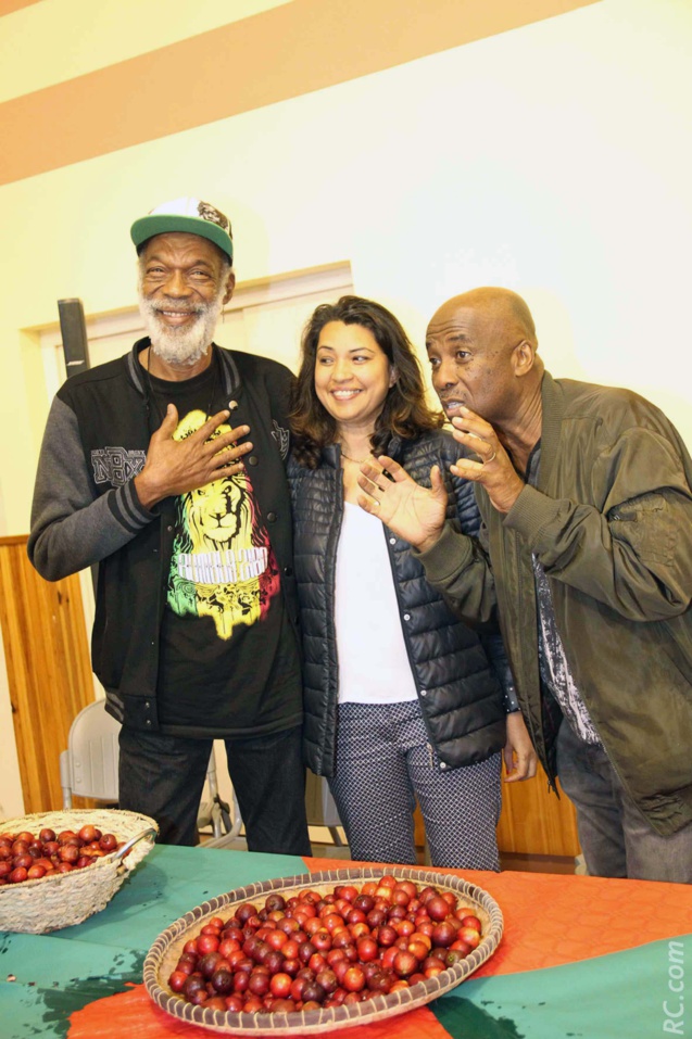 Sophie Arzal, présidente de l'OTI Est, Anthony Gussie et Gordon Anderson