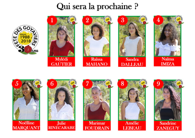 Les candidates Miss Plaine des Palmistes Les candidates Miss Plaine des Palmistes