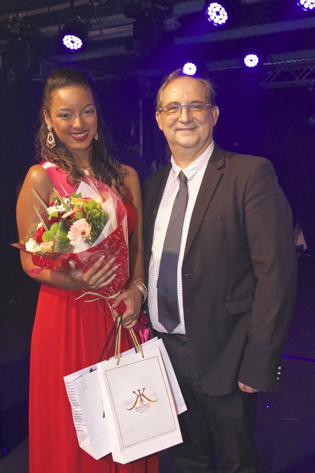 Lucinda Cottin avec le maire