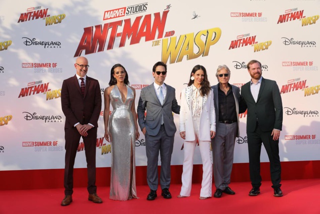 L'équipe du film Ant-Man et la Guêpe à Disneyland Paris: les photos