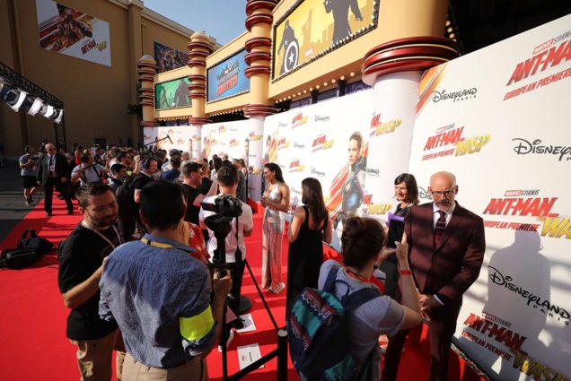 L'équipe du film Ant-Man et la Guêpe à Disneyland Paris: les photos