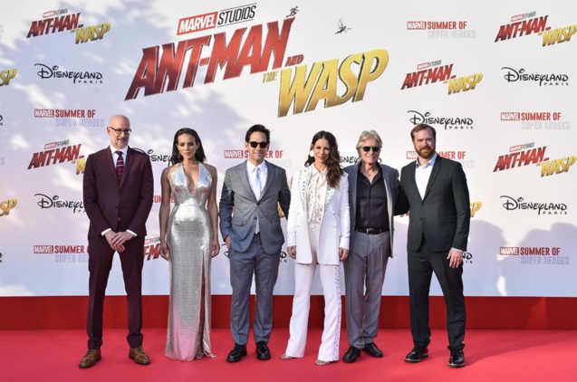 L'équipe du film Ant-Man et la Guêpe à Disneyland Paris: les photos