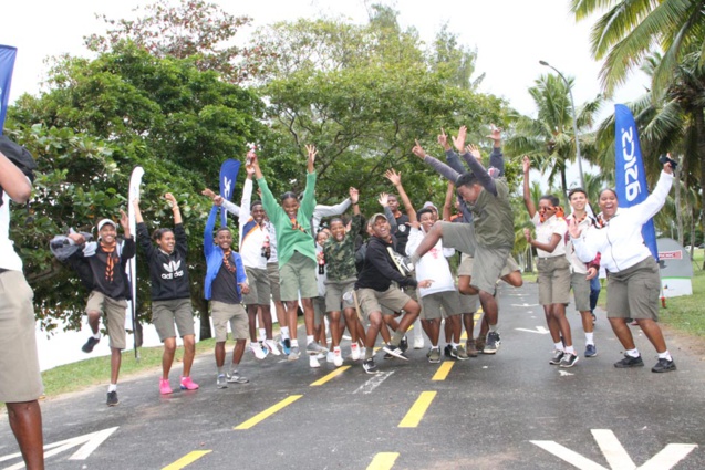 Les scouts « toujours prêts », ont apporté leur aide dans l'organisation du Marathon de Maurice