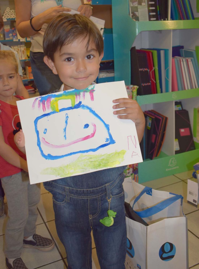 Concours de dessin à la Librairie Gérard: les photos